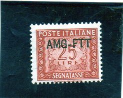 CG2 - 1952/4Trieste - Segnatasse L. 25 - Taxe
