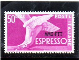 CG2 - 1952 Trieste - Piede Alato - Express Mail
