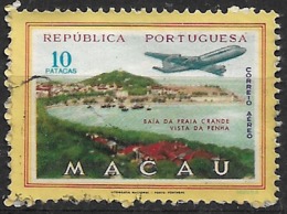 Macau Macao – 1960 Airmail 10 Patacas - Gebruikt