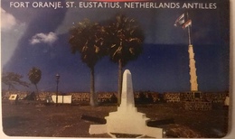 ANTILLES NEERLANDAISES - St EUSTACHE -  Fort Oranje - Prepaid  -  5 $ - Antillas (Nerlandesas)