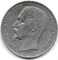 5 Fr Louis Napoléon Bonaparte  1852 A - J. 5 Francs