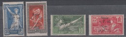 SYRIA 1924 OLYMPIC GAMES ARABIC OVERPRINT ON FRANCE STAMPS MICHEL 254-257 - Summer 1924: Paris