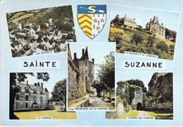 53 - SAINTE SUZANNE : Multivues - CPSM CPM Village (970 Habitants) Grand Format 1971 - Mayenne - Sainte Suzanne