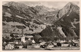 FISCHEN MIT ENTSCHENKOPF,NEBELHORN UND RUBIHORN-REAL PHOTO-1954 - Fischen