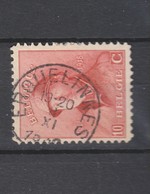 COB 168 Oblitération Centrale ERQUELINNES - 1919-1920 Roi Casqué