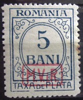 ALLEMAGNE Occupation En ROUMANIE                TAXE 1                      NEUF* - Occupazione 1914 – 18