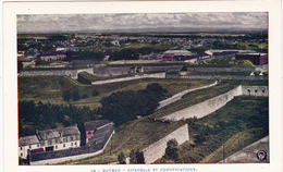 Lot De 2 Cartes Des Fortifications Et De La Citadelle, Québec, Lorenzo Audet (F386) - Québec - La Citadelle