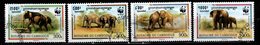 CAMBODGE - 1997 - YT N° 1399 / 1402- L'Elephant - Oblitérés - Série Complète - Used Stamps