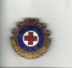Rare Old Romanian Badge Red Cross - Ready For Sanitary Defence Badge GPAS - Services Médicaux