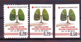 Bosnia BiH 2019 Red Cross  TBC (3) MNH - Bosnië En Herzegovina