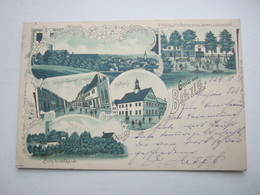 BELZIG , Seltene Karte Um 1899 Mit Marke + Stempel - Belzig