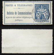TELEPHONE N° 24 25c Bleu TB Cote 5€ - Telegramas Y Teléfonos