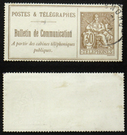 TELEPHONE N° 25 30c Brun TB Cote 13€ - Telegraph And Telephone