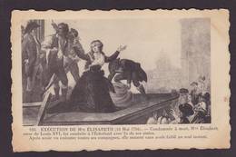 CPA Histoire éditeur ELD Non Circulé Dos Séparé Révolution Française Madame Elisabeth Guillotine - History