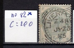 N° 82, Superbe Oblitération Centrée, - Used Stamps