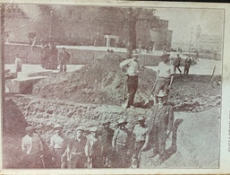 United States……New York Verrazano Bridge, Italians Working Erecting The Monument To Verrazzano - Puentes Y Túneles