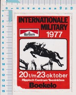 Sticker - Internationale Military 1977 - Boekelo - Marlboro - Stickers
