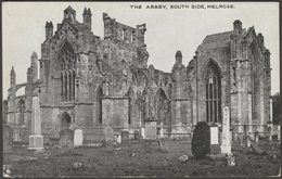 The Abbey, South Side, Melrose, Roxburghshire, C.1910s - Crosbie Postcard - Roxburghshire