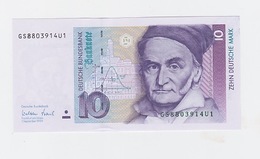 10 Mark Du 1 - 9 - 1999 Neuf - 10 Deutsche Mark