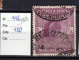 N°118  Magnifique 15 % De" La Xcote - Used Stamps
