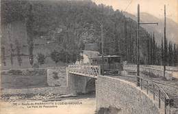 Pierrefitte A Luz St Sauveur          65     Le Tram Sur Le Pont De La Pescadière      (voir Scan) - Autres & Non Classés