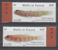 WALLIS Et FUTUNA : Faune - Poissons Endémiques : Poissons Coralliens Non Identifiés - - Unused Stamps