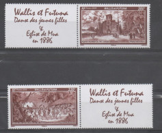 WALLIS Et F. : Wallis Autrefois : Eglise De Mua Au 19ème Siècle, Danse Des Jeunes Filles - - Unused Stamps