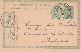 Entier Postal - Auderghem 1919 - Cadre Imprimé De L'EP Décentré / Chiffre 19 Particulier - Fortune (1919)