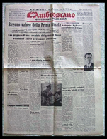 L'AMBROSIANO (Milano) – 13 Maggio 1943  XXI (La Caduta Della Tunisia) - Articoli Di Vita Quotidiana - Italian
