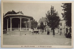 Delcampe - C. P. A. : 33 BLAYE : Le Kiosque à Musique, Animé - Blaye