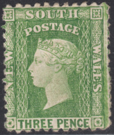 New South Wales 1882-91 MH Sc 63h 3p Victoria Perf 12 X 11 - Ungebraucht