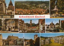 Germany - Postcard Used 1976 - Schwabisch Gmund - Images From The City  - 2/scans - Schwäbisch Gmünd