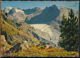 °°° 16870 - SVIZZERA - VS - RHONEGLETSCHER MIT GALENSTOCK - 1963 With Stamps °°° - Lens