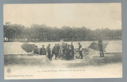 N°34 - Camp De Chalons - Manoeuvre D'un Mortier De 270  Maca0599 - Manöver