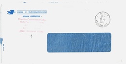 Poste Et Télécommunications Enveloppe Ob Franchise  D. O. T. 45 ORLEANS   Ob 19 11 1985 - Handstempel