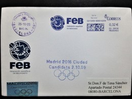 Spain, Circulated Cover, "Sports", "Basketball", Madrid, 2009 - Collections