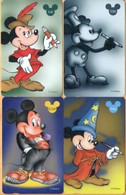 Hong Kong - HK-Mick-001/002/003/004, The Ageless Charm Of Mickey, Set Of 4, Disney, 25 HK$, As Scan - Hong Kong