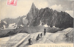 Alpinisme - Chamonix, La Mer De Glace Et L'Aiguille Du Dru - Edition Jullien Frères, Carte J.J. N° 7804 Non Circulée - Alpinismo