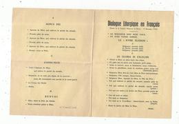Dialogue Liturgique En Français ,semaine Religieuse De NANTES,1964 ,4 Pages, 2 Scans ,frais Fr 1.55 E - Non Classés