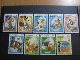 VEND BEAUX TIMBRES DE GAMBIE N° 501 - 509 , XX !!! - Gambie (1965-...)