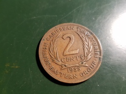 CARIBBEAN TERRITORIES 2 Cents 1955 - Caribe Británica (Territorios Del)
