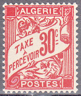 ALGERIA    SCOTT NO.  J25     MNH    YEAR  1942 - Timbres-taxe