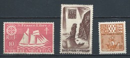 Saint Pierre ET MIQUELON 1942+1947 (O) USADOS MI-300+347+P67 YT-297+305+T67 VARIOS - Gebraucht