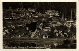 CPA AK Eingang Zur Teufelshohle Bei Pottenstein GERMANY (918762) - Pottenstein