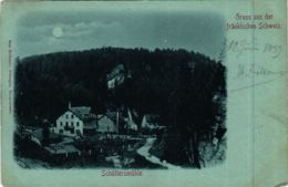 CPA AK Pottenstein - Schuttersmuhle - Ansicht - View GERMANY (918798) - Pottenstein