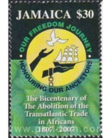 Ref. 224108 * MNH * - JAMAICA. 2007. BICENTENARY OF SLAVE TRADE ABOLITION . BICENTENARIO DE LA ABOLICION DEL COMERCIO DE - Jamaica (1962-...)