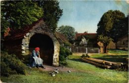 CPA AK Neuhaus A. D. Pegnitz - Krottensee - Scene With A Lady GERMANY (919002) - Pegnitz