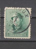 COB 167 Oblitération Centrale ROUX - 1919-1920 Roi Casqué