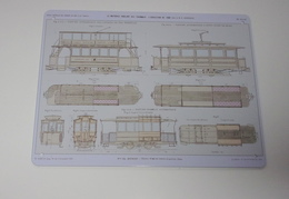 Plaque Métal "Le Materiel Roulant Des Tramways - Exposition De 1900 - Plaques En Tôle (après 1960)