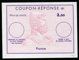FRANCE  Reply Coupon / Coupon Réponse Régime Français - Cupón-respuesta